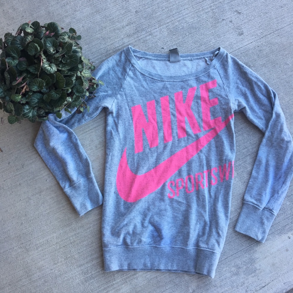 Nike Off the Shoulder Sweater